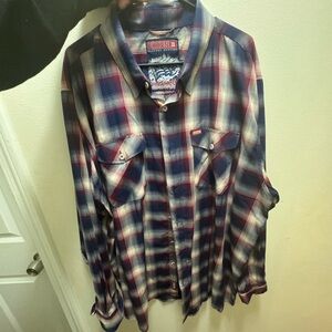The anthem  Dixxon bamboo 3 xl Plaid Button-Up Shirt